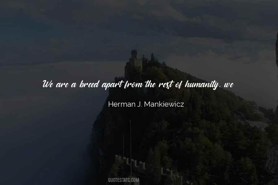 Herman J. Mankiewicz Quotes #71299