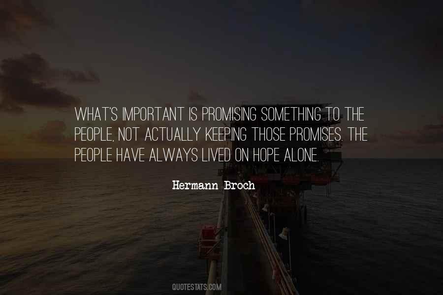 Hermann Broch Quotes #943957