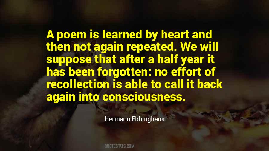 Hermann Ebbinghaus Quotes #493257