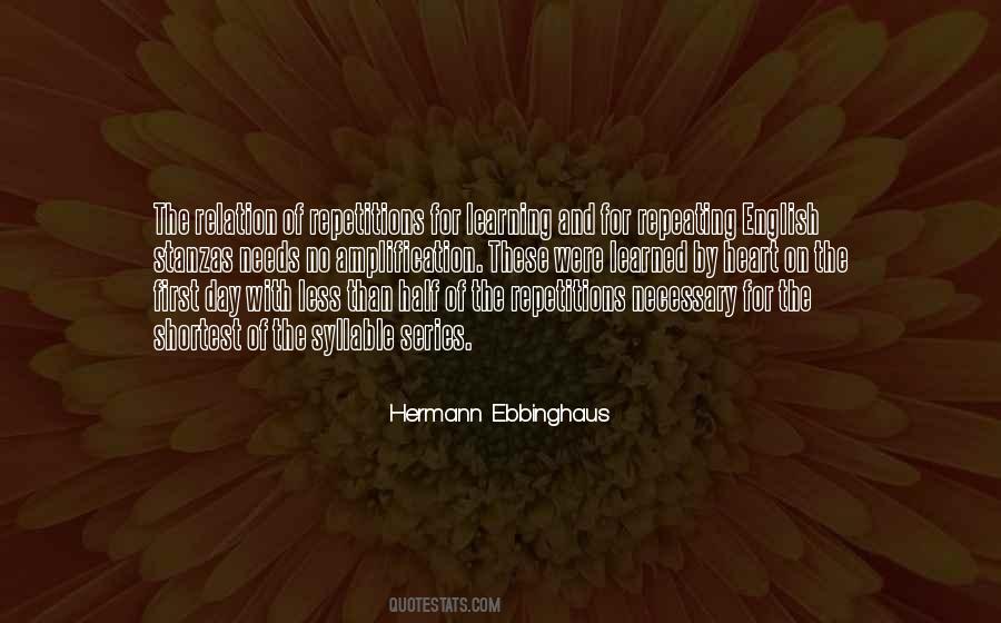 Hermann Ebbinghaus Quotes #892334