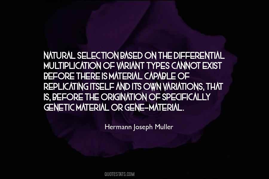 Hermann Joseph Muller Quotes #865176