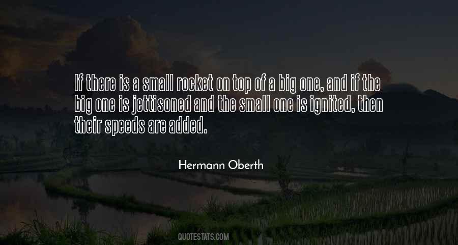 Hermann Oberth Quotes #668638