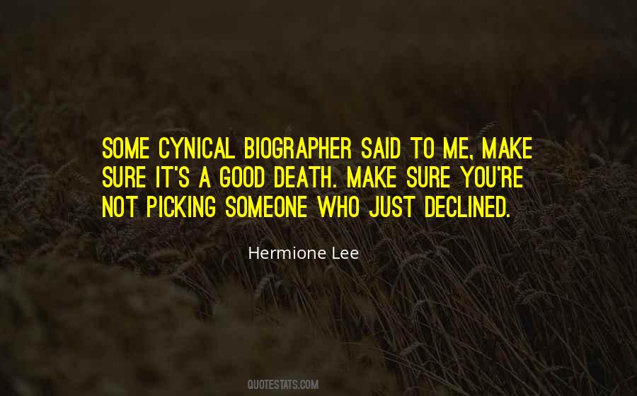 Hermione Lee Quotes #821047