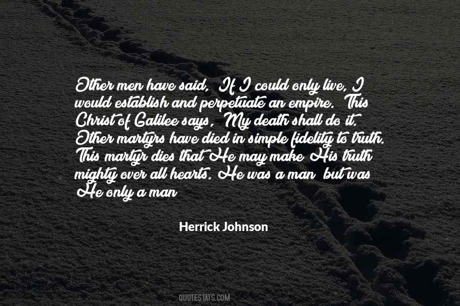 Herrick Johnson Quotes #1782969