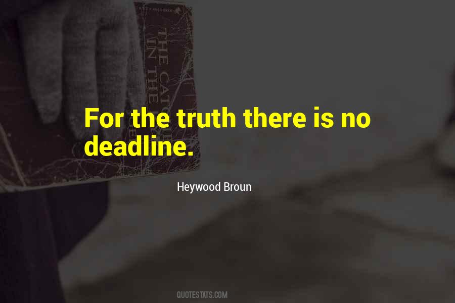 Heywood Broun Quotes #1768660