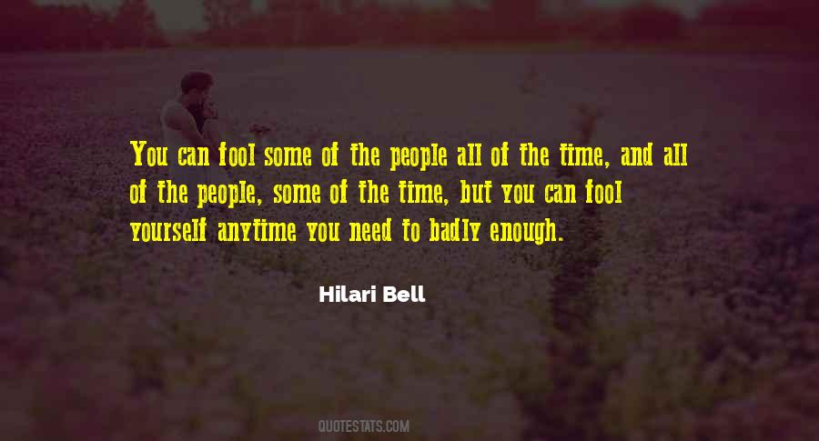 Hilari Bell Quotes #258330