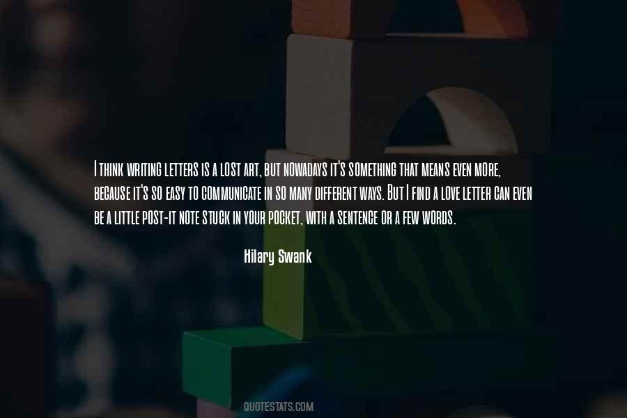 Hilary Swank Quotes #1214142
