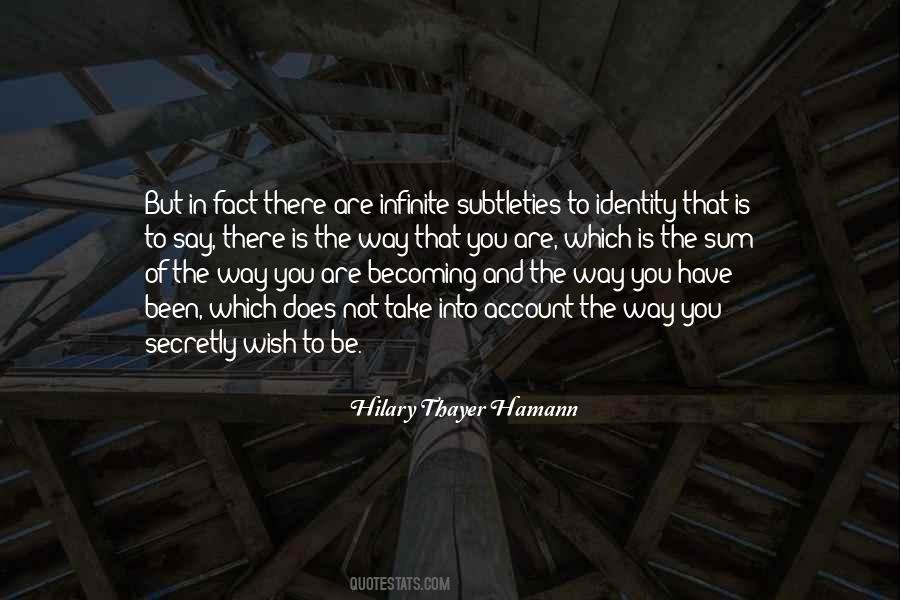 Hilary Thayer Hamann Quotes #1583110