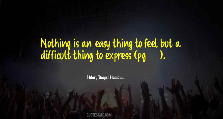 Hilary Thayer Hamann Quotes #884063