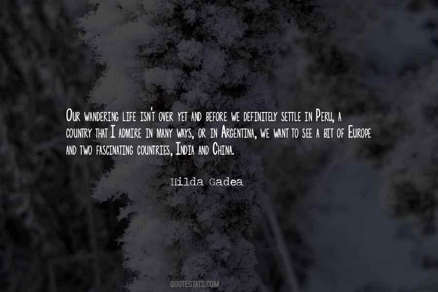 Hilda Gadea Quotes #1858266