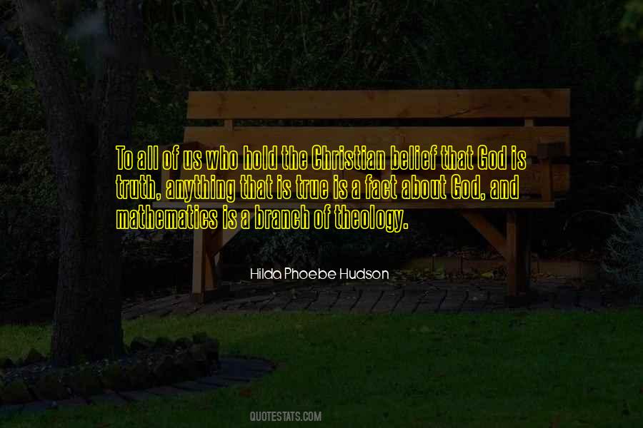 Hilda Phoebe Hudson Quotes #1343087