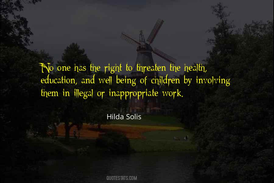 Hilda Solis Quotes #891440