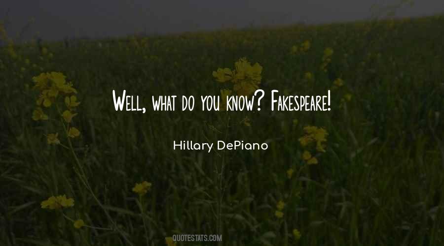 Hillary DePiano Quotes #1555042