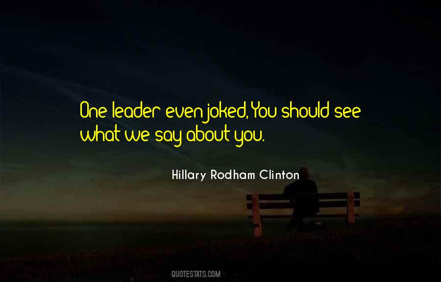 Hillary Rodham Clinton Quotes #286058