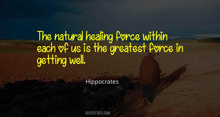 Hippocrates Quotes #1097289