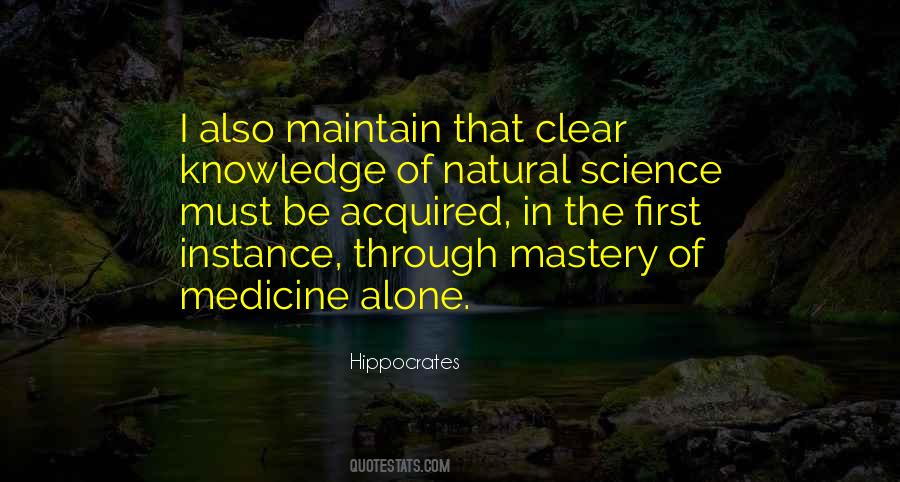 Hippocrates Quotes #1410067