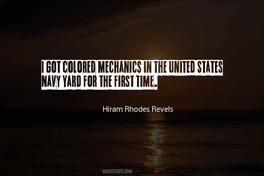 Hiram Rhodes Revels Quotes #919101