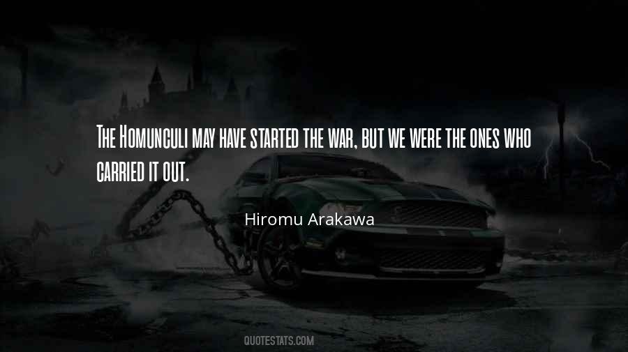 Hiromu Arakawa Quotes #1379742