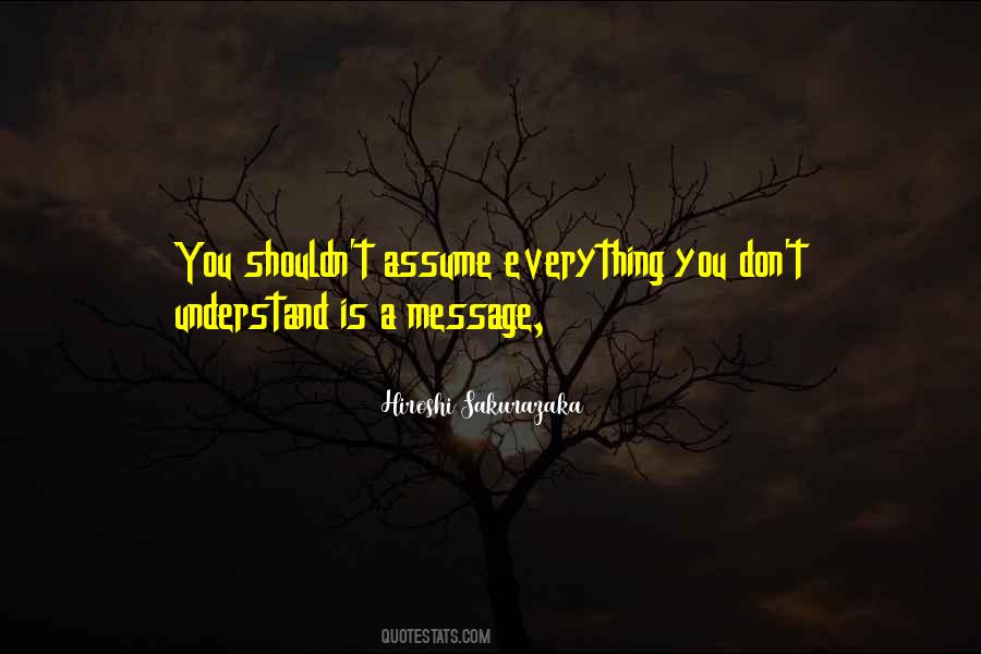Hiroshi Sakurazaka Quotes #1280626