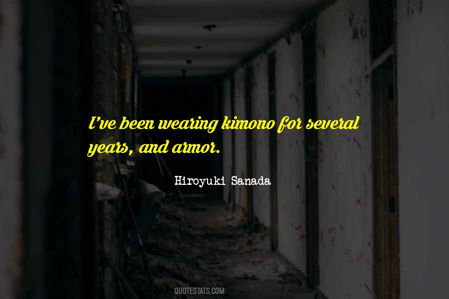 Hiroyuki Sanada Quotes #1054284