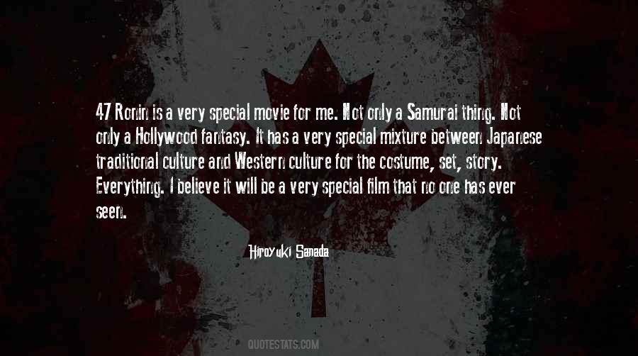 Hiroyuki Sanada Quotes #402033
