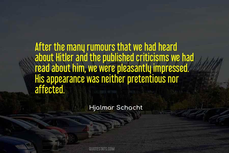 Hjalmar Schacht Quotes #1291065