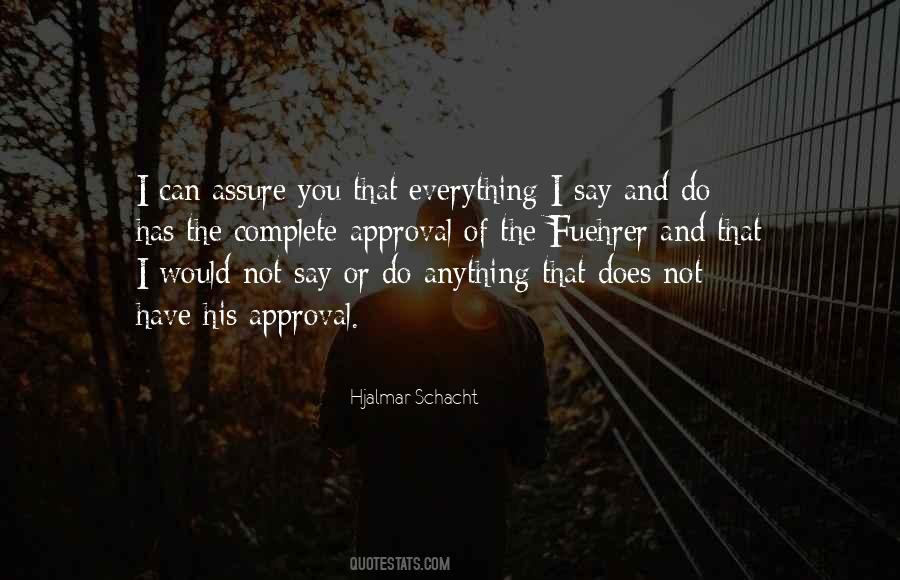 Hjalmar Schacht Quotes #1732084