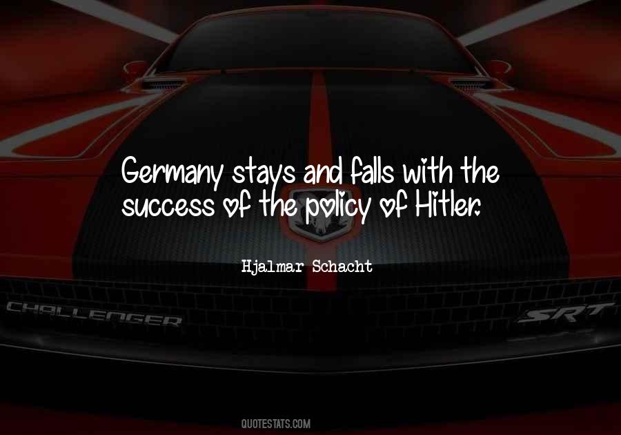 Hjalmar Schacht Quotes #354956