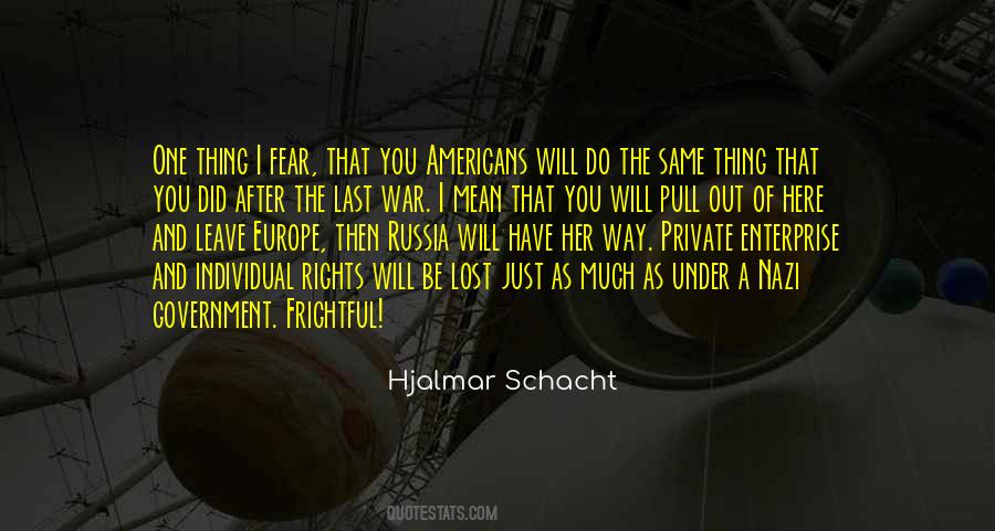 Hjalmar Schacht Quotes #518049