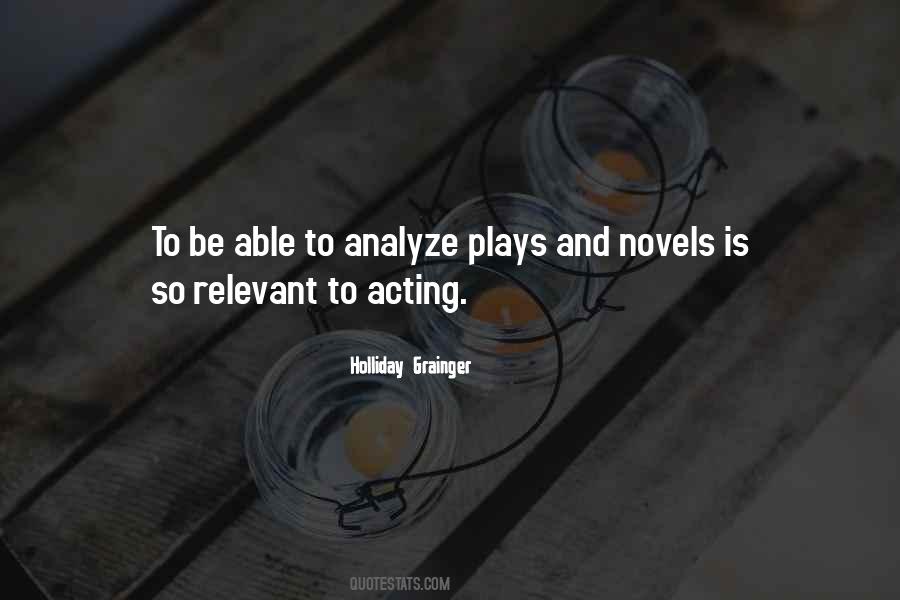 Holliday Grainger Quotes #1461281