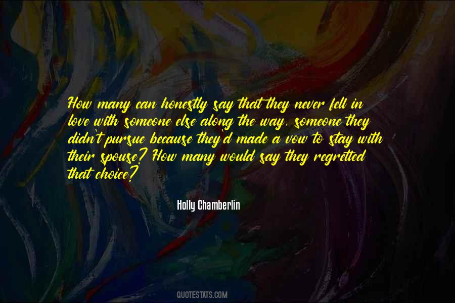 Holly Chamberlin Quotes #190528