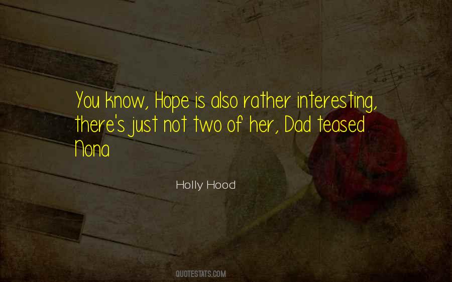 Holly Hood Quotes #719037