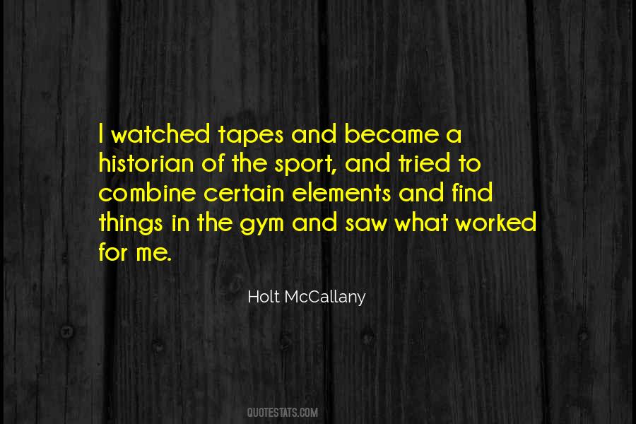 Holt McCallany Quotes #1060260