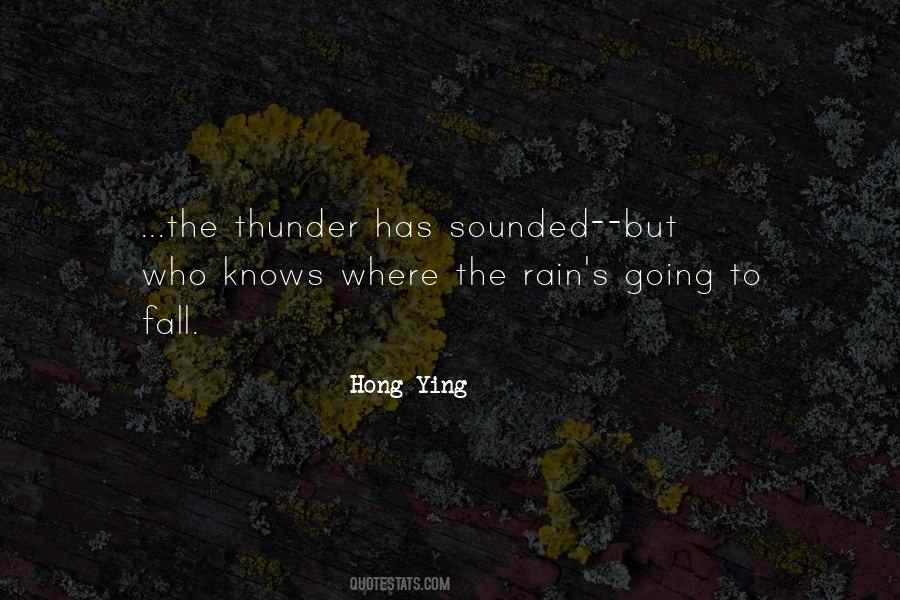 Hong Ying Quotes #1690461