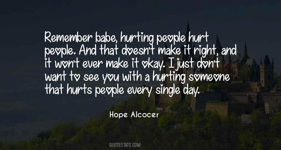 Hope Alcocer Quotes #44094