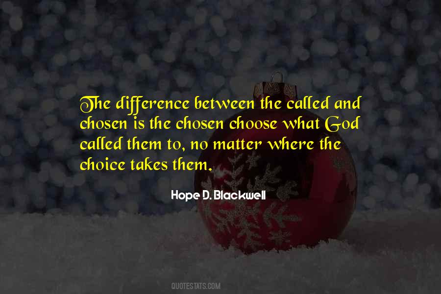 Hope D. Blackwell Quotes #898275