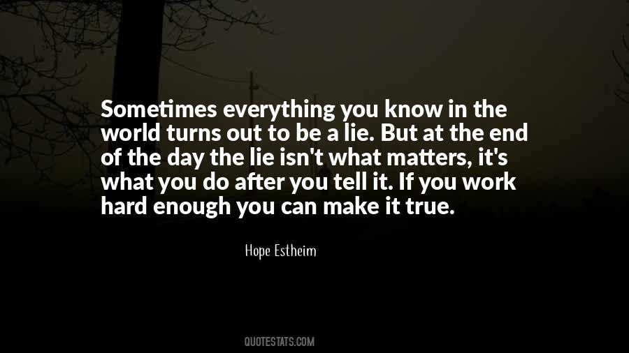 Hope Estheim Quotes #1292129 Hope Estheim Quotes #1292129