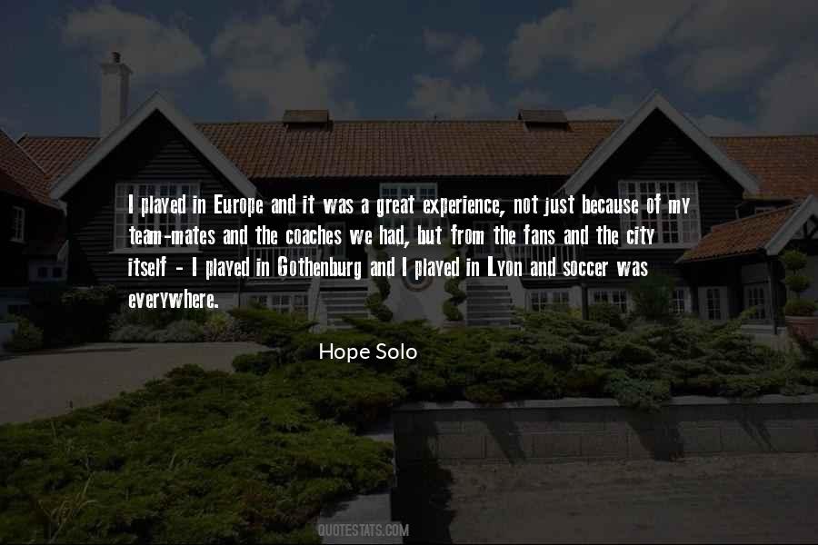 Hope Solo Quotes #1524768