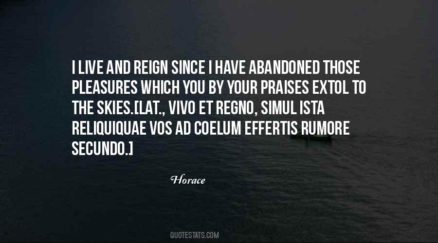 Horace Quotes #611006