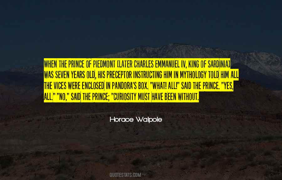 Horace Walpole Quotes #1680170