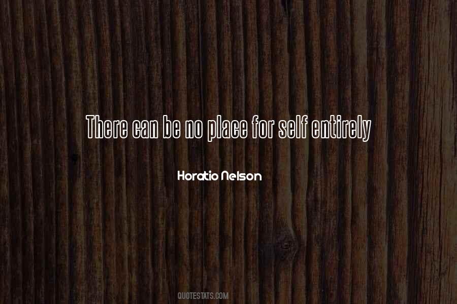 Horatio Nelson Quotes #1383335