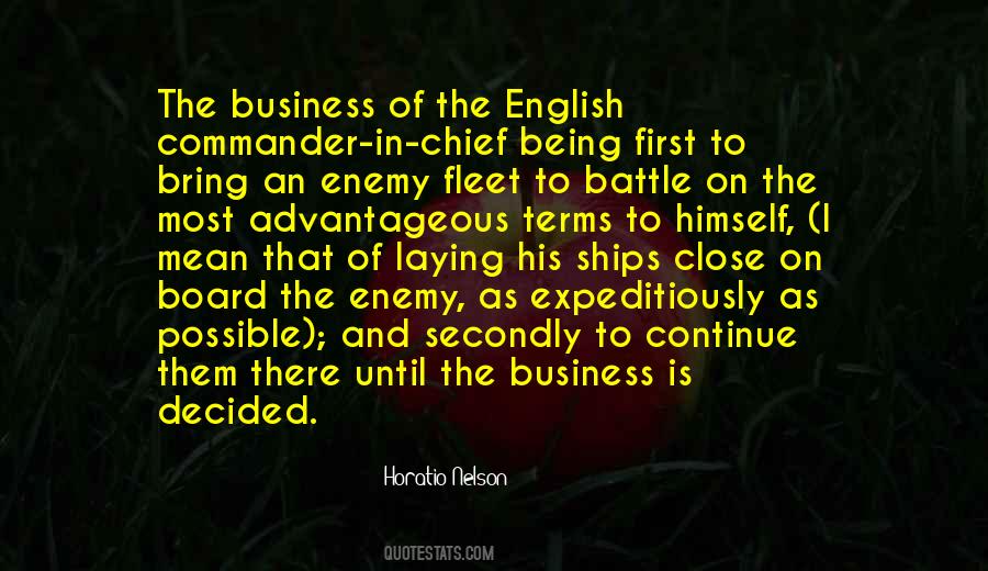Horatio Nelson Quotes #1742204