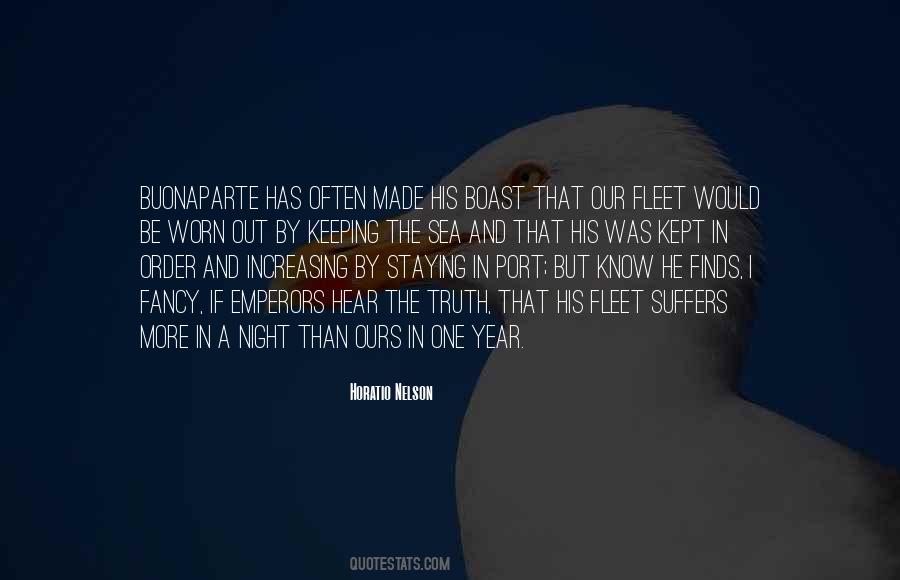 Horatio Nelson Quotes #235809