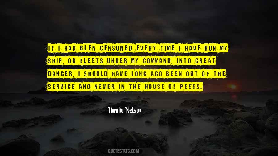 Horatio Nelson Quotes #357920