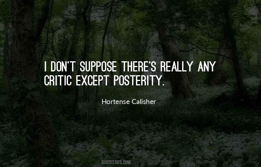Hortense Calisher Quotes #1467501