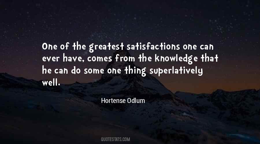 Hortense Odlum Quotes #1025713