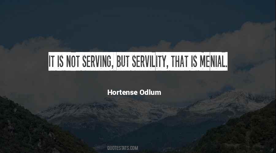 Hortense Odlum Quotes #269913