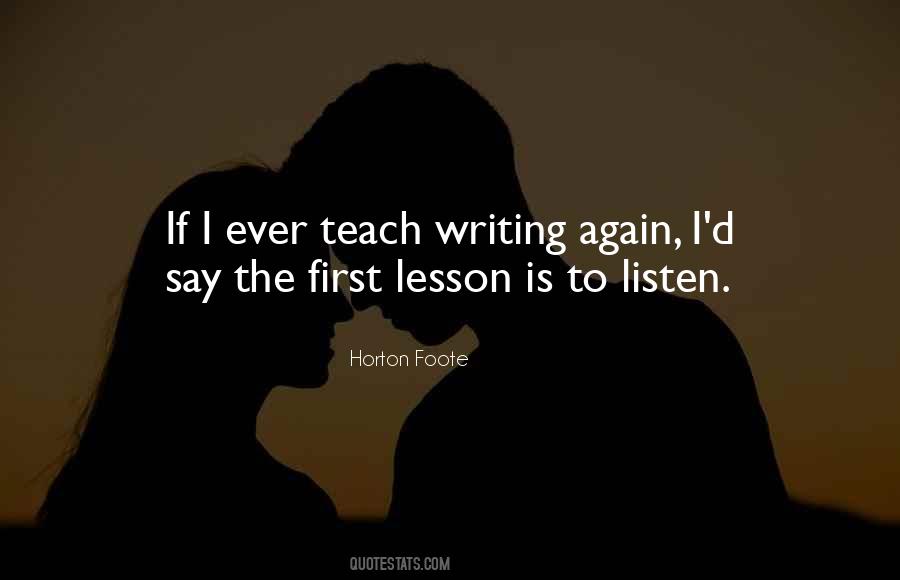 Horton Foote Quotes #148014