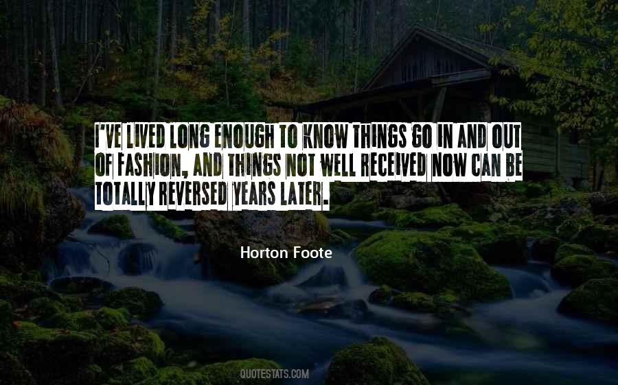 Horton Foote Quotes #1775750