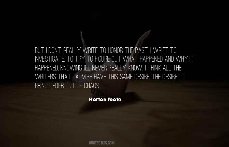 Horton Foote Quotes #289020